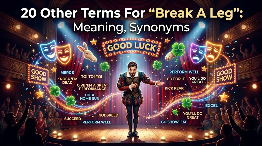 Other Terms For “Break A Leg”: Meaning, Synonyms