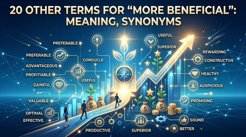 Other Terms For “More Beneficial”: Meaning, Synonyms