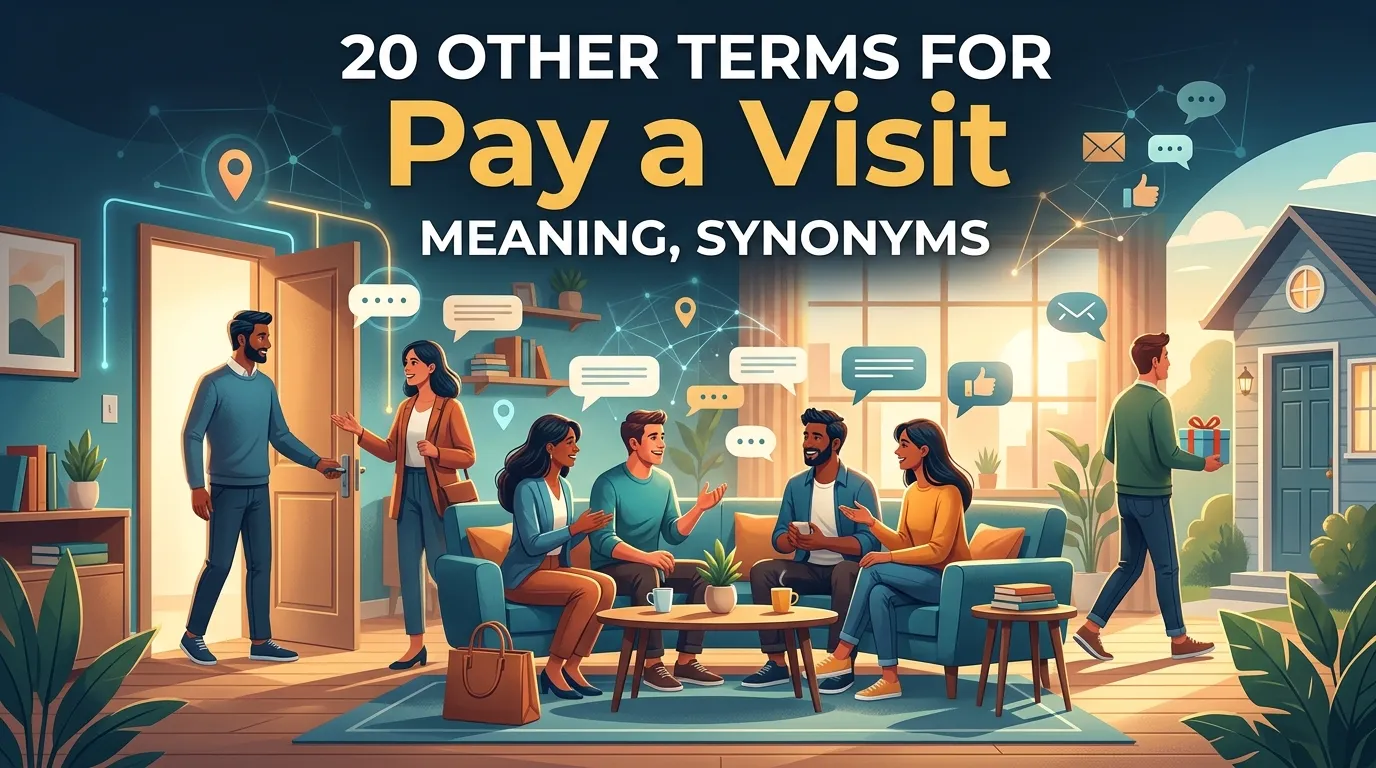 Other Terms for Pay A Visit: Meaning, Synonyms