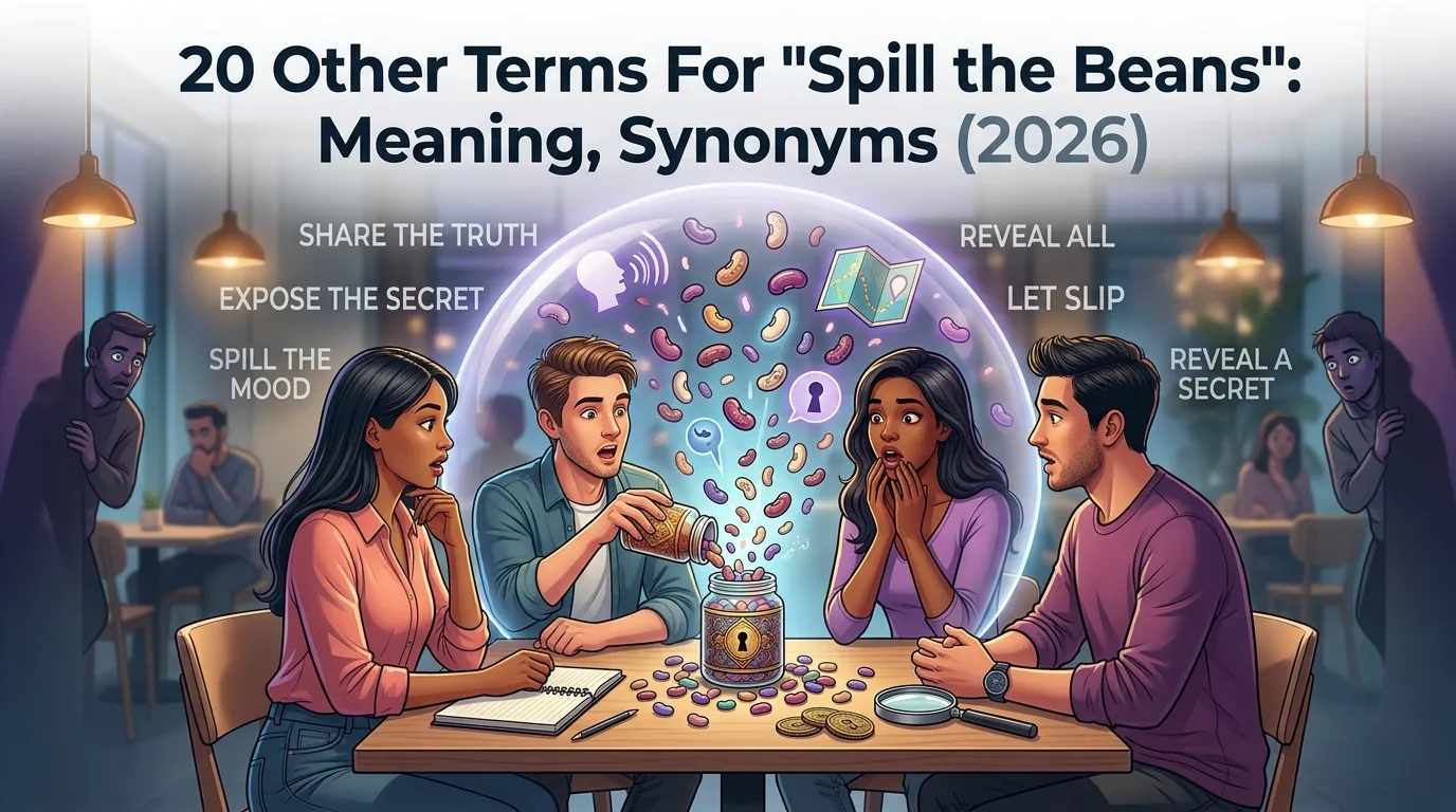 Other Terms For "Spill the Beans": Meaning, Synonyms