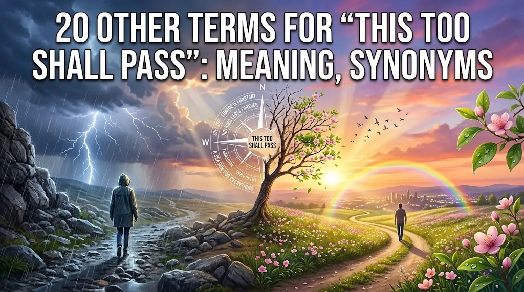 Other Terms For “This Too Shall Pass”: Meaning, Synonyms