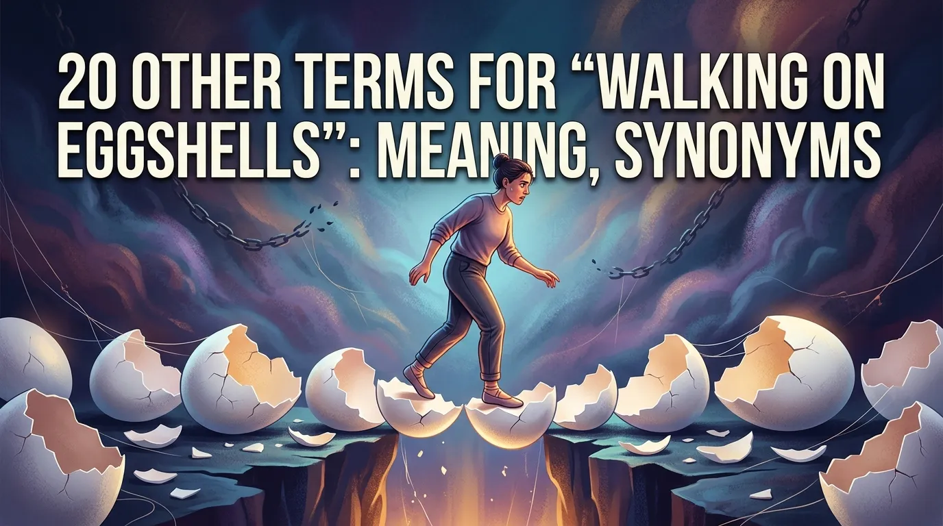 Other Terms For “Walking On Eggshells”: Meaning, Synonyms